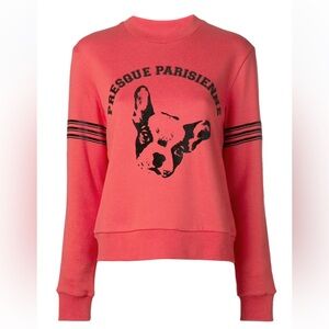 Etre Cecile Presque Parisienne Sweatshirt French Bulldog Cotton Size L Large